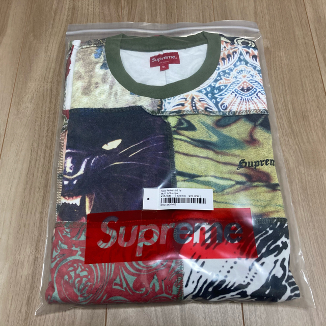 Supreme(シュプリーム)のXLサイズ Supreme mosaic patchwork L/S top メンズのトップス(Tシャツ/カットソー(七分/長袖))の商品写真