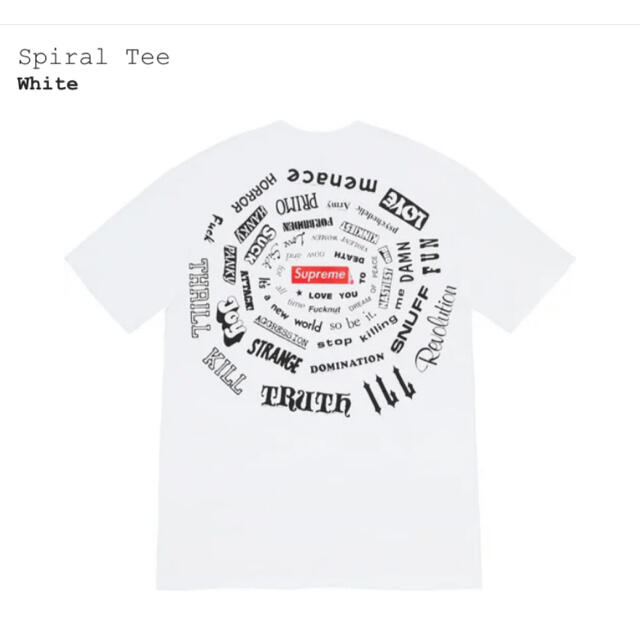 Supreme(シュプリーム)のSupreme Spiral Tee メンズのトップス(Tシャツ/カットソー(半袖/袖なし))の商品写真