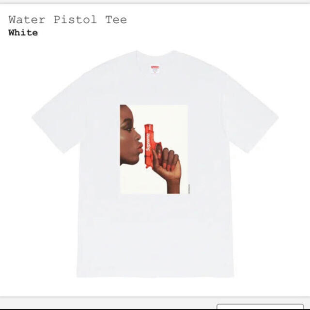 Water Pistol Tee 白　LTシャツ/カットソー(半袖/袖なし)