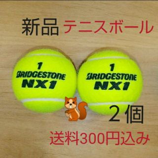 ブリヂストン(BRIDGESTONE)の硬式　テニスボール２個　新品未使用(ボール)