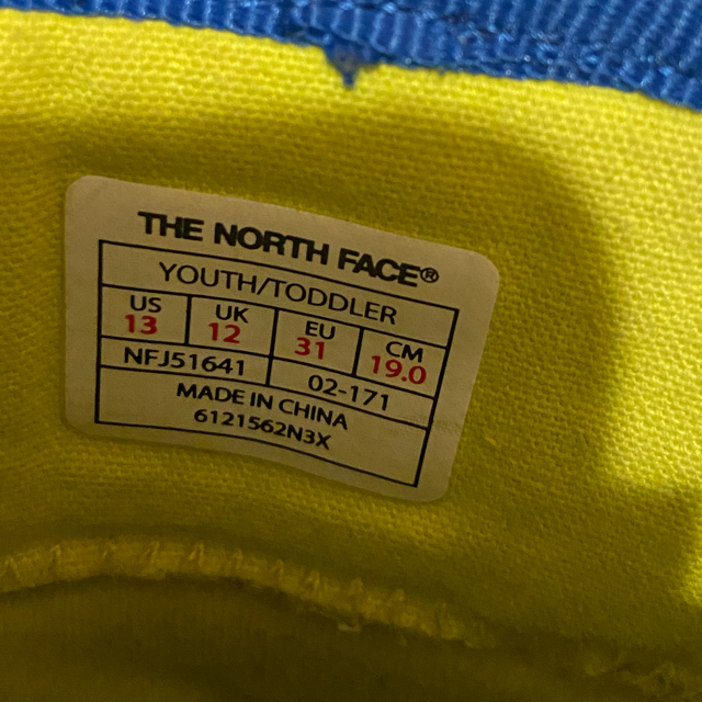 THE NORTH FACE(ザノースフェイス)のノースフェイス長靴  キッズ用19㎝ キッズ/ベビー/マタニティのキッズ靴/シューズ(15cm~)(長靴/レインシューズ)の商品写真