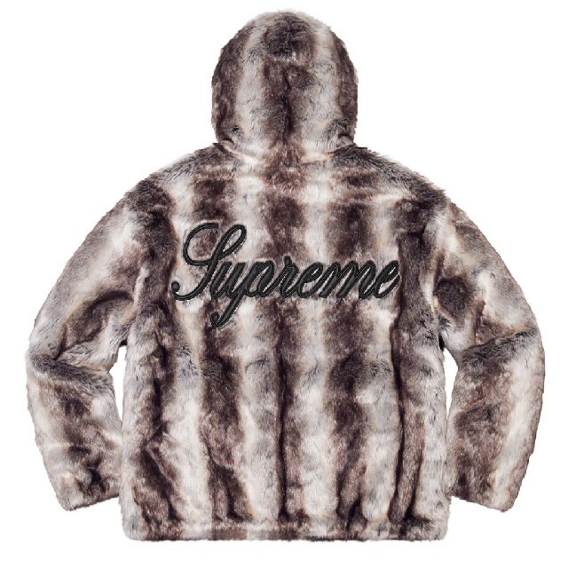 極美品 Faux Fur Reversible Hooded Jacket M