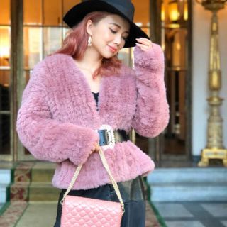 eimy istoire♡即完売カラーファーショートコート♡ピンク-eastgate.mk