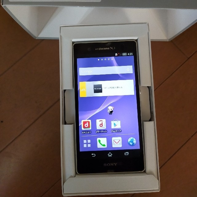 Xperia(エクスペリア)のdocomo SONY Xperia Z SO-02E 16GB ホワイト スマホ/家電/カメラのスマートフォン/携帯電話(スマートフォン本体)の商品写真