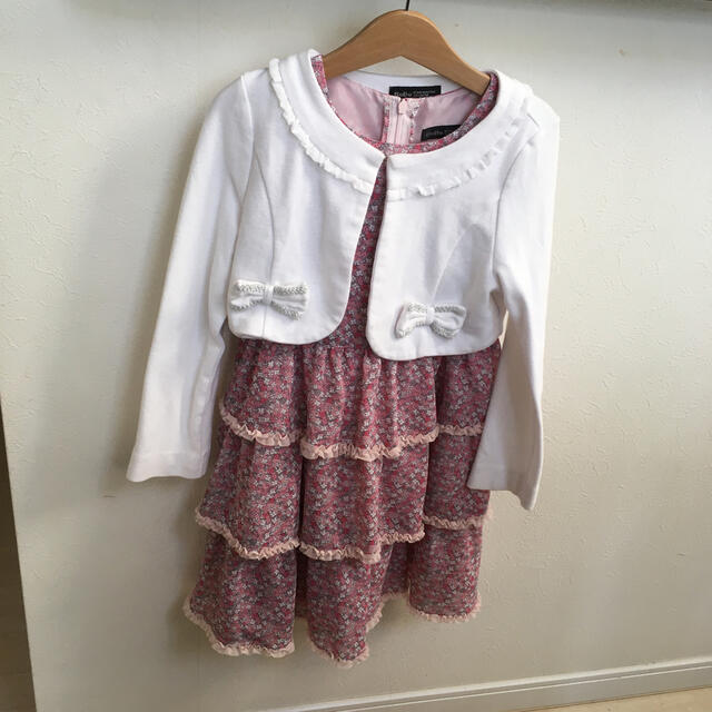 BeBe(ベベ)のBeBe 120 ワンピースとポレロのセット キッズ/ベビー/マタニティのキッズ服女の子用(90cm~)(ワンピース)の商品写真