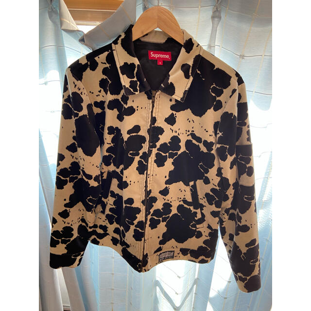 supreme velveteen work jacket sサイズジャケット/アウター