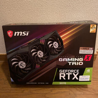 MSI GeForce RTX3070 GAMING X TRIO(PCパーツ)