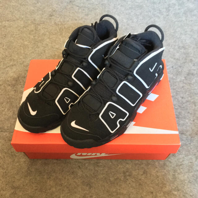 男女兼用 カジュアルウェア Air More Uptempo NIKE 27.5cm ブラック