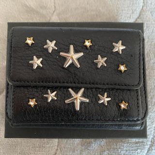 ジミーチュウ(JIMMY CHOO)のJIMMY CHOO スタッズ ミニ財布 ストーン付き(財布)