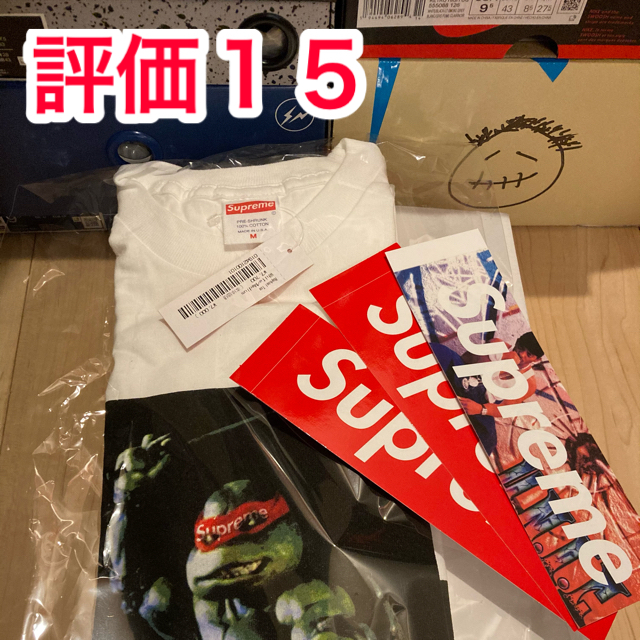 Supreme Raphael Tee White M ステッカー3枚付