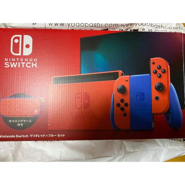 新　Nintendo Switch マリオレッド×ブルー セット スイッチ 本体