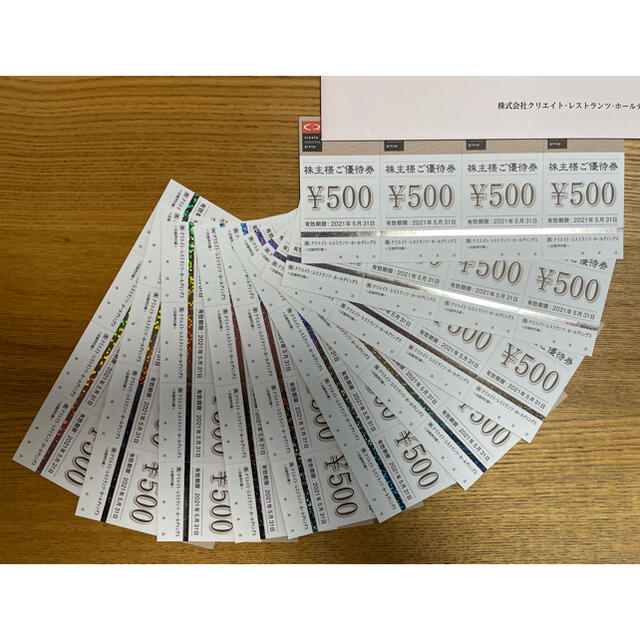クリエイトレストランツ 株主優待券 20000円分 【数量は多】 ahq.com.mx
