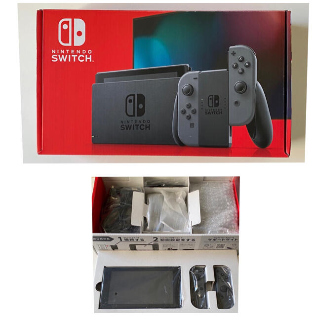 任天堂スイッチ グレー 本体 新型 Nintendo switch