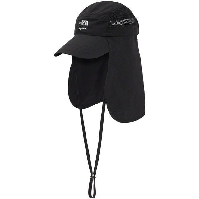 Supreme TNF Sunshield Camp Cap 黒windandsea