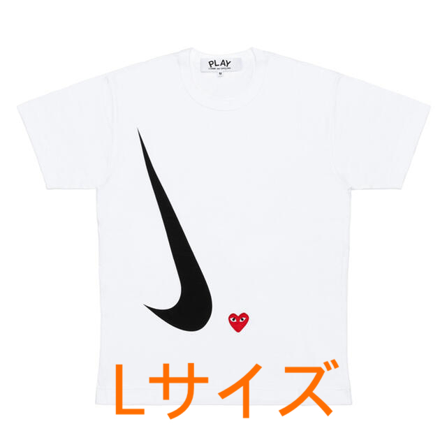 【L】Cdg Play Nike X Play T-Shirt