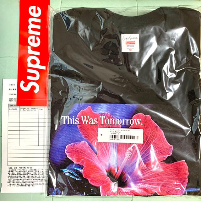 幸せなふたりに贈る結婚祝い - Supreme Yohji Tee Tomorrow Was Yamamoto®This Tシャツ+カットソー(半袖+袖なし)
