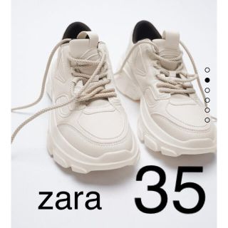 ザラ(ZARA)のZARA チャンキーソールプリムソール　35(スニーカー)