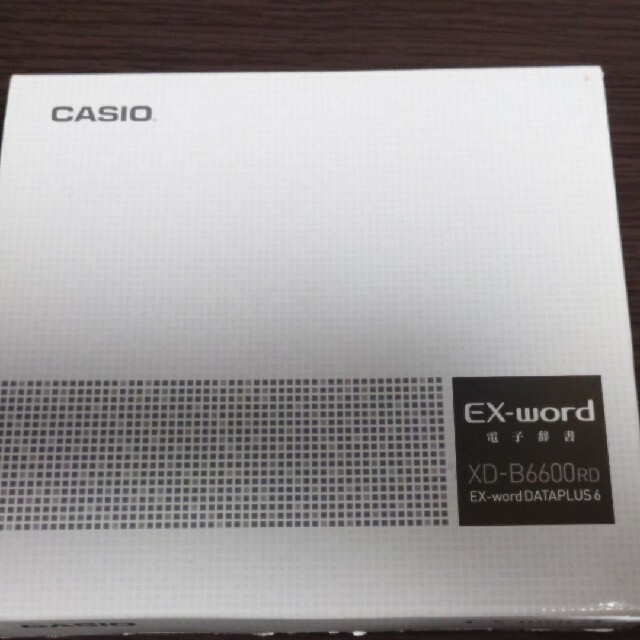 CASIO(カシオ)のcham様専用 CASIO XD-B6600RD　電子辞書 スマホ/家電/カメラのPC/タブレット(電子ブックリーダー)の商品写真