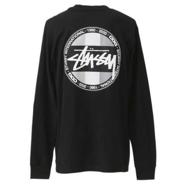 STUSSY CDG DOT LS TEE BLACK XL