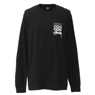 ステューシー(STUSSY)のSTUSSY CDG DOT LS TEE BLACK XL (Tシャツ/カットソー(七分/長袖))