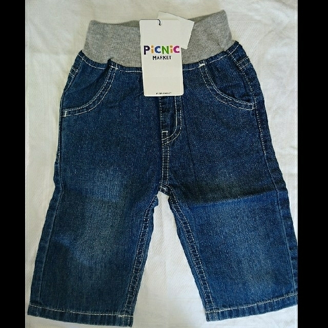 mikihouse(ミキハウス)の未使用 タグつき picnic market デニム 90 キッズ/ベビー/マタニティのキッズ服男の子用(90cm~)(パンツ/スパッツ)の商品写真