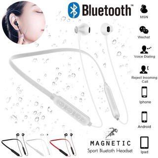 Bluetooth5.0　イヤホン　ワイヤレスイヤホン  iPhone ホワイト(ヘッドフォン/イヤフォン)