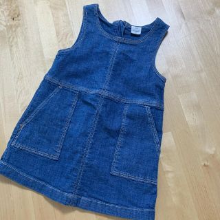 ベビーギャップ(babyGAP)の【専用】babyGAP デニムワンピース ジャンパースカート　70(ワンピース)