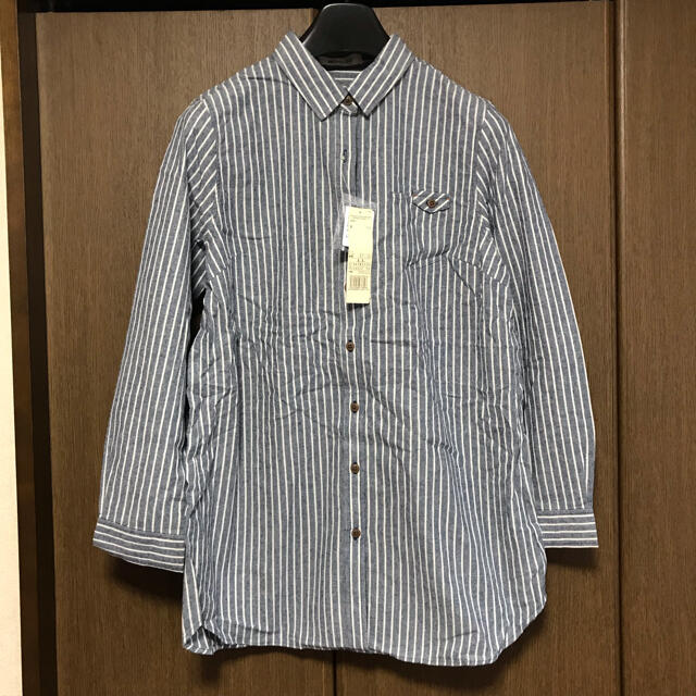 Golden Bear(ゴールデンベア)のゴールデンベア  ストライプ柄シャツ レディースのトップス(シャツ/ブラウス(長袖/七分))の商品写真