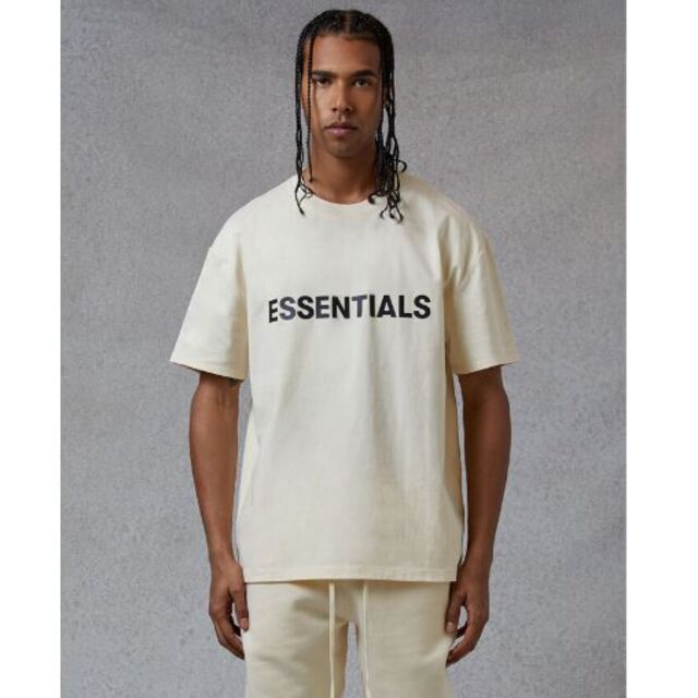 【M】 Essentials Cream T-Shirt④