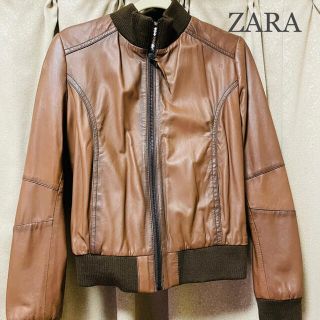 ザラ(ZARA)の◆ZARA 美品　本革　レザージャケット◆(レザージャケット)