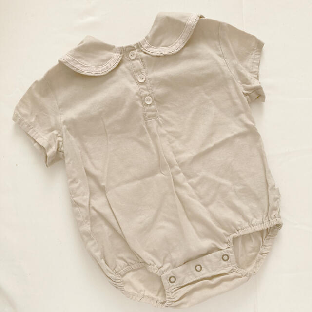 futafuta(フタフタ)のテータテート  ロンパース 半袖 セーラー襟  キッズ/ベビー/マタニティのベビー服(~85cm)(ロンパース)の商品写真