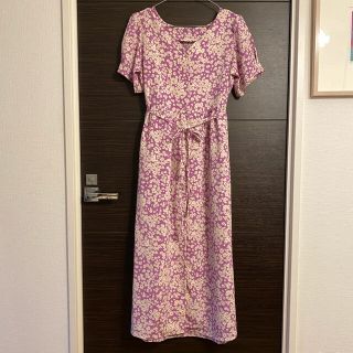 イッツデモ(ITS'DEMO)のITS’DEMO 花柄 ロングワンピース 美品 イッツデモ(ロングワンピース/マキシワンピース)