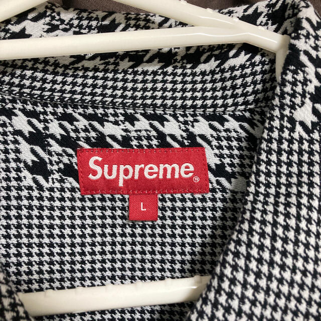 Supreme houndstoothLogo SnapJacketシュプリーム