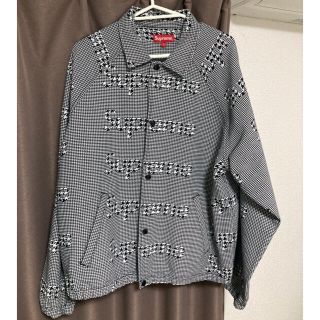 Supreme Houndstooth Logos Snap セットアップ