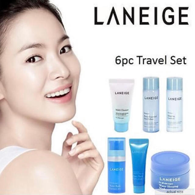 LANEIGE(ラネージュ)の【値下げ】ラネージュ モイスチャーケアトラベルキット 韓国コスメ  コスメ/美容のスキンケア/基礎化粧品(その他)の商品写真