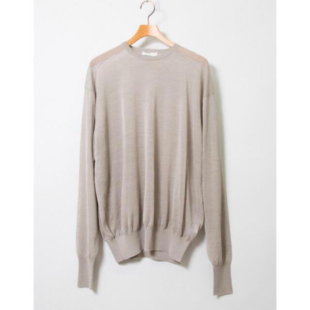 COMOLI(コモリ)のHERILL ramie high gauge crew neck メンズのトップス(ニット/セーター)の商品写真