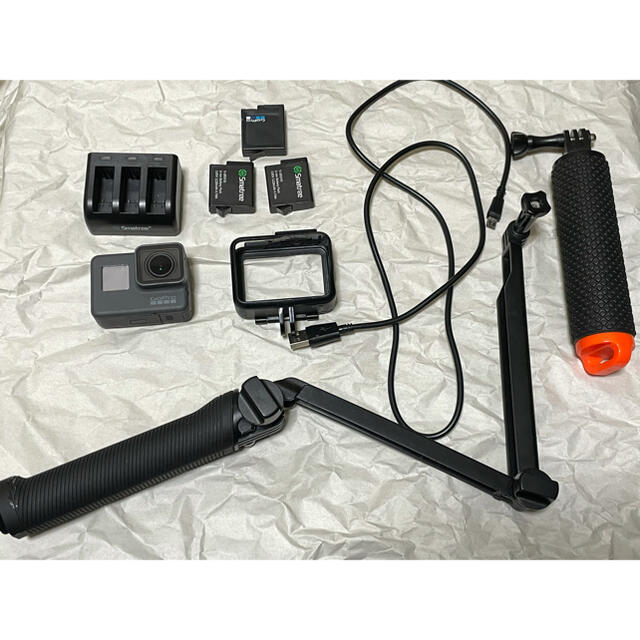 全3色/黒/赤/ベージュ ゴープロ GoPro HERO5 周辺機器セット