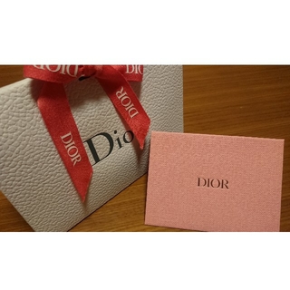クリスチャンディオール(Christian Dior)のChristian Dior ディオール ギフトボックス 箱 メッセージカード(ラッピング/包装)