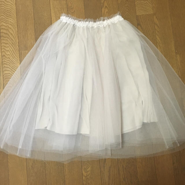 SNIDEL(スナイデル)のランダムチュールスカート 美品 レディースのスカート(ひざ丈スカート)の商品写真