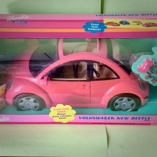 Barbie(バービー)のBarbie Volkswagen New Beetle PINK エンタメ/ホビーのおもちゃ/ぬいぐるみ(キャラクターグッズ)の商品写真