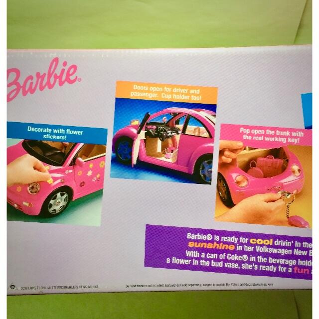 Barbie(バービー)のBarbie Volkswagen New Beetle PINK エンタメ/ホビーのおもちゃ/ぬいぐるみ(キャラクターグッズ)の商品写真