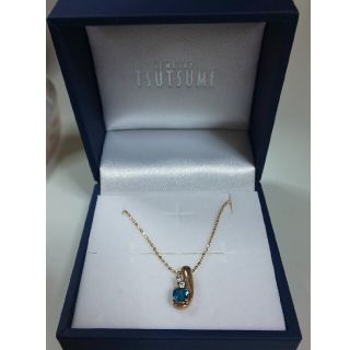 ジュエリーツツミ(JEWELRY TSUTSUMI)のTSUTSUMI　ブルーダイアモンドネックレス(ネックレス)