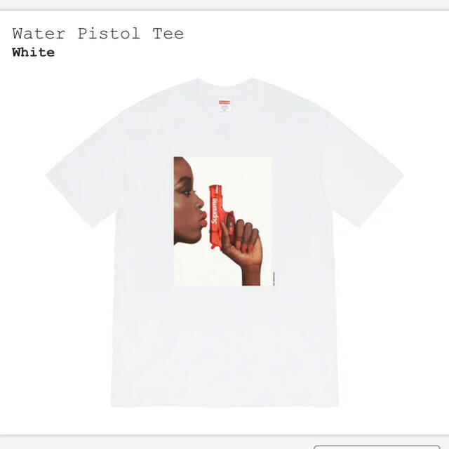 トップスXL supreme Water Pistol Tee white