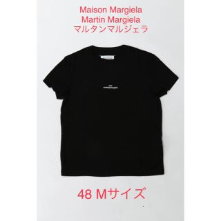 マルタンマルジェラ(Maison Martin Margiela)の新品 メゾンマルジェラ Tシャツ ブラック 48 Mサイズ 定価39,600円(Tシャツ/カットソー(半袖/袖なし))