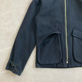 Nigel Cabourn ウール パーカー ネイビー 46