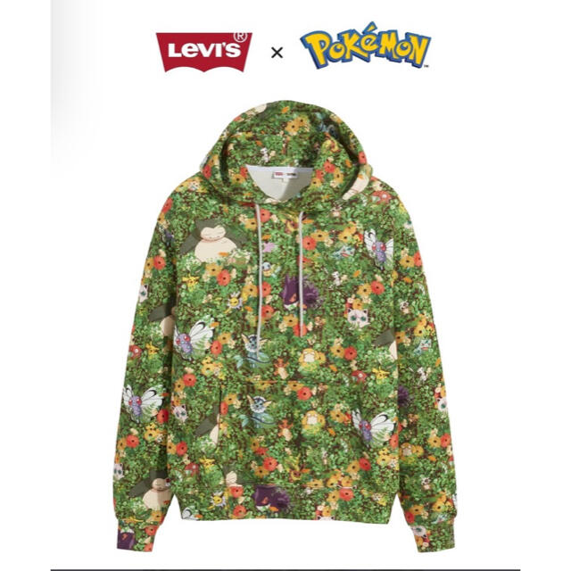 Levi's - ポケモン25周年 リーバイス コラボ パーカー Mサイズの Levi's - ポケモン25周年 リーバイス コラボ パーカー Mサイズの