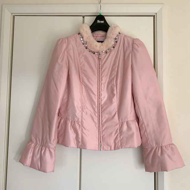 M'S GRACY(エムズグレイシー)の決定分　M♡様エムズグレイシー　ピンク中綿コート レディースのジャケット/アウター(ダウンジャケット)の商品写真