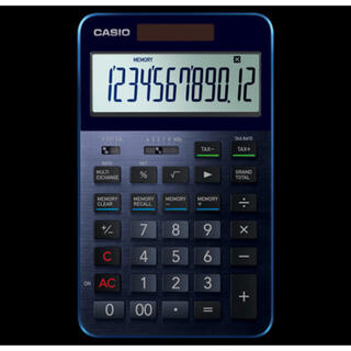 カシオ(CASIO)の新品未開封 CASIO 電卓 S100 ブルー(オフィス用品一般)