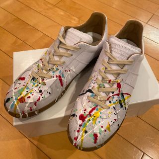 マルタンマルジェラ(Maison Martin Margiela)のMAISON MARGIELA マルジェラ ペイント スニーカー(スニーカー)