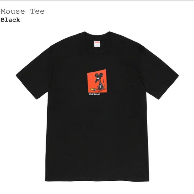 Supreme Mouse Tee Black